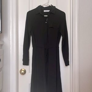 Calvin Klein Black Shirt Dress